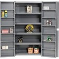 Global Equipment Bin Storage Cabinet W/Shelving In Doors/Interior, 38"Wx24"Dx72"H, Unassembled 662153